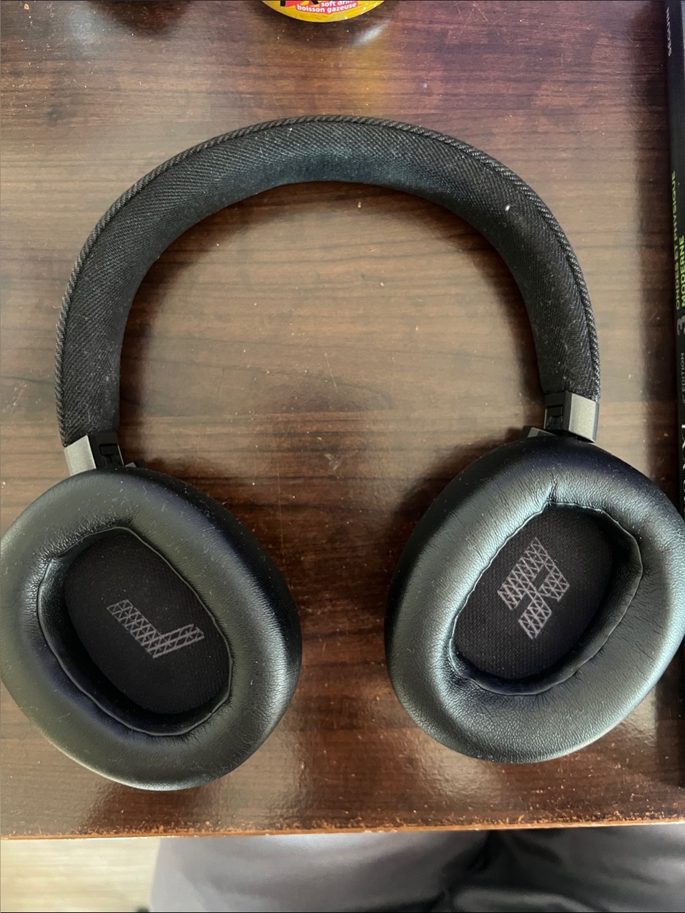 JBL Black Over-Ear Headphones with Cushioned Ear Cups